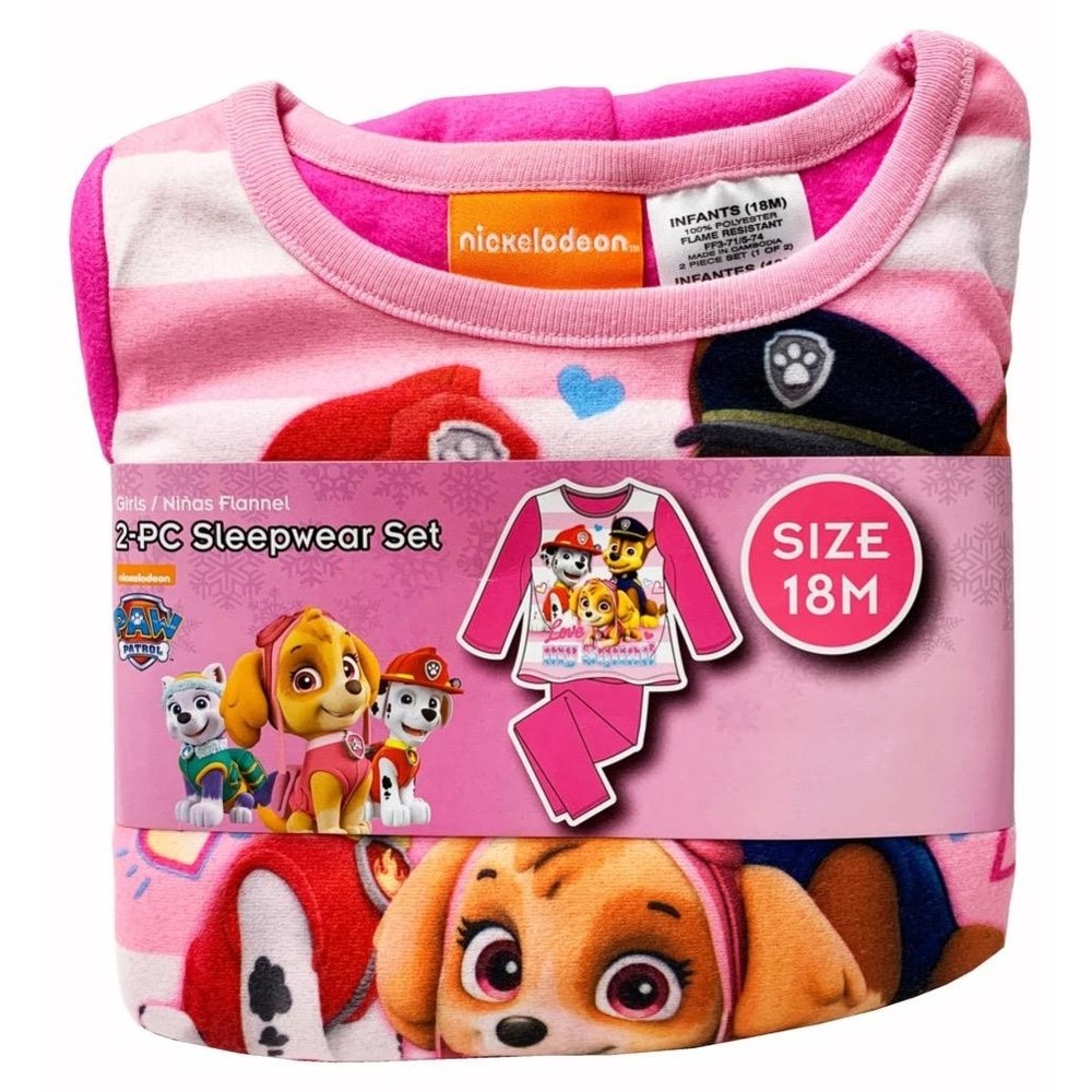 New Paw Patrol Skye Toddler Girls Size 18 m Sleepwear 2 Piece Pajama Set